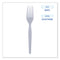 Heavyweight Polystyrene Cutlery, Fork, White, 1000/carton