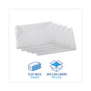 High Density Industrial Can Liners Flat Pack, 33 Gal, 16 Microns, 33 X 40, Natural, 200/carton