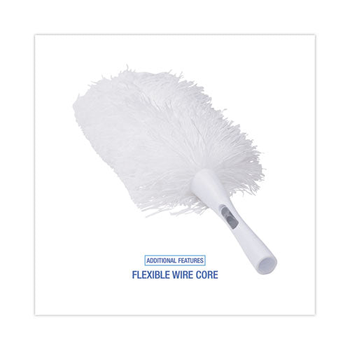 Microfeather Duster, Microfiber Feathers, Washable, 23", White