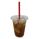 Pet Cold Cup Lids, Fits 12 Oz Squat And 14 To 24 Oz Plastic Cups, Clear, 1,000/carton