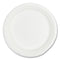 Bagasse Pfas-free Dinnerware, Plate, 9" Dia, White, 500/carton