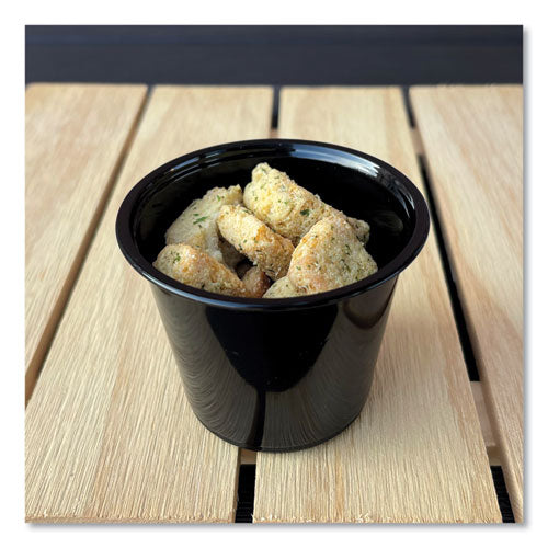 Souffle/portion Cups, 5.5 Oz Polypropylene, Black, 2,500/carton