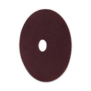 Deep Scrub Pads, 20" Diameter, Maroon, 10/carton