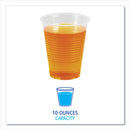 Translucent Plastic Cold Cups, 10 Oz, Polypropylene, 100 Cups/sleeve, 10 Sleeves/carton