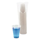 Translucent Plastic Cold Cups, 16 Oz, Polypropylene, 50 Cups/sleeve, 20 Sleeves/carton