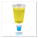 Translucent Plastic Cold Cups, 7 Oz, Polypropylene, 100 Cups/sleeve, 25 Sleeves/carton