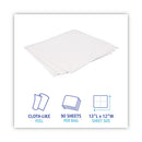 Drc Wipers, 12 X 13, White, 90 Bag, 12 Bags/carton