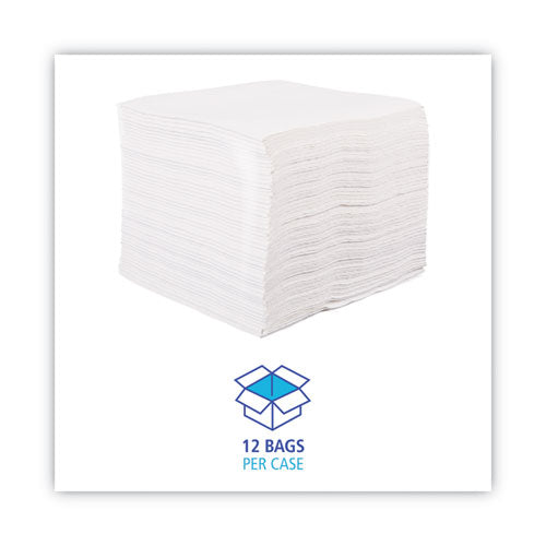 Drc Wipers, 12 X 13, White, 90 Bag, 12 Bags/carton