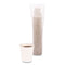 Paper Hot Cups, 10 Oz, White, 20 Cups/sleeve, 50 Sleeves/carton