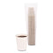 Paper Hot Cups, 8 Oz, White, 20 Cups/sleeve, 50 Sleeves/carton