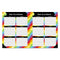 Teacher Planner, Weekly/monthly, Two-page Spread (seven Classes), 10.88 X 8.38, Balloon Theme, Black Cover