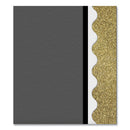 Scalloped Borders, 2.25" X 3 Ft, Gold Glitter, 13/pack