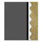 Scalloped Borders, 2.25" X 3 Ft, Gold Glitter, 13/pack