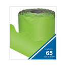 Rolled Scalloped Borders, 2.25" X 65 Ft, Lime