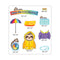 Curriculum Bulletin Board Set, Dress Me For The Weather, 54 Pieces