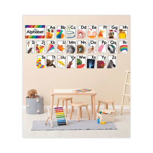 Curriculum Bulletin Board Set. Alphabet, 27 Pieces