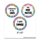 Motivational Bulletin Board Sets, Affirmation Station, Multicolor, 13.8 X 16, 32 Pieces