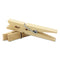 Wood Spring Clothespins, 3.38" Length, Natural, 50/pack