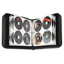 Cd/dvd Expandable Binder, Holds 208 Discs, Black