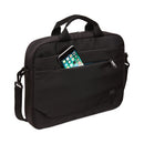 Advantage Laptop Attache, Fits Devices Up To 11.6", Polyester, 11.8 X 2.2 X 10.2, Black