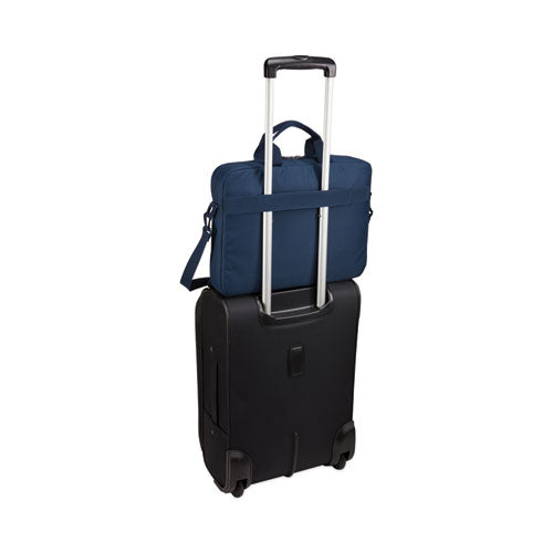 Advantage Laptop Attache, Fits Devices Up To 14", Polyester, 14.6 X 2.8 X 13, Dark Blue