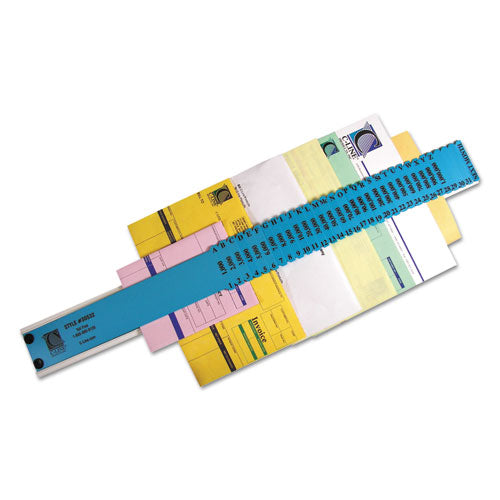 Plastic Indexed Sorter, 32 Dividers, Alpha/numeric/date Index, Letter Size, Blue Frame