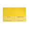 Classroom Connector Folders, 11 X 8.5, Yellow, 25/box