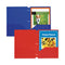 Two-pocket Heavyweight Poly Portfolio Folder, 3-hole Punch, 11 X 8.5, Red, 25/box