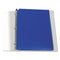 Two-pocket Heavyweight Poly Portfolio Folder, 3-hole Punch, 11 X 8.5, Blue, 25/box