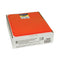 Two-pocket Heavyweight Poly Portfolio Folder, 3-hole Punch, 11 X 8.5, Orange, 25/box