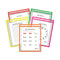 Reusable Dry Erase Pockets, 9 X 12, Assorted Neon Colors, 25/box