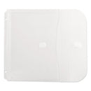 Poly Binder Pockets, 9.25 X 11.5, Clear, 5/pack