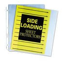 Side Loading Polypropylene Sheet Protectors, Clear, 2", 11 X 8.5, 50/box