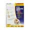 Cleer Adheer Self-adhesive Laminating Film, 3 Mil, 9" X 12", Gloss Clear, 50/box