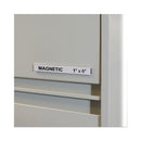 Hol-dex Magnetic Shelf/bin Label Holders, Side Load, 1 X 6, Clear, 10/box