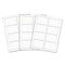 Laser Printer Name Badges, 3 3/8 X 2 1/3, White, 200/box