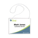 Specialty Name Badge Holder Kits, 4 X 3, Horizontal Orientation, White, 50/box