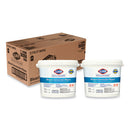 Bleach Germicidal Wipes, 1-ply, 12 X 12, Unscented, White, 110/canister, 2 Canisters/carton