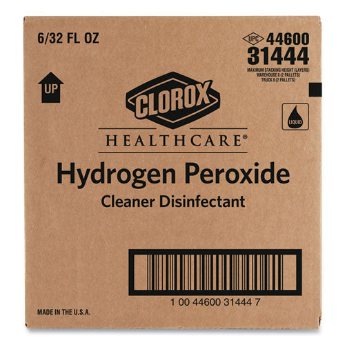 Hydrogen-peroxide Cleaner/disinfectant, 32 Oz Spray Bottle, 9/carton