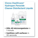 Hydrogen-peroxide Cleaner/disinfectant, 1 Gal Bottle, 4/carton