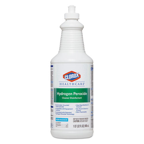 Hydrogen-peroxide Cleaner/disinfectant, 1 Gal Bottle, 4/carton