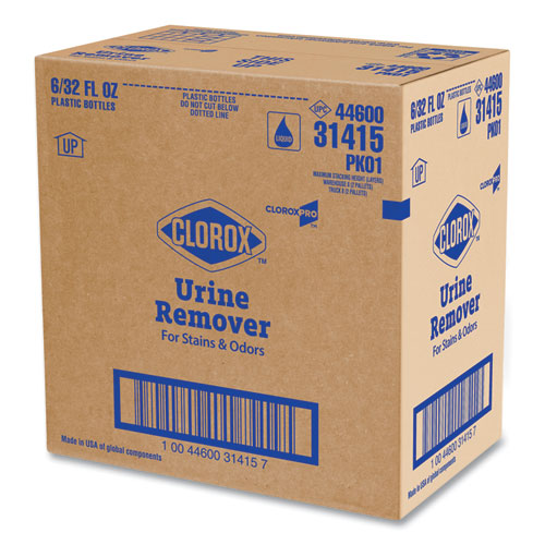 Urine Remover For Stains And Odors, 32 Oz Pull Top Bottle, 6/carton
