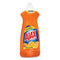 Dish Detergent, Liquid, Orange Scent, 28 Oz Bottle