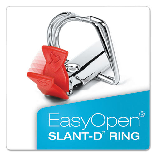 Freestand Easy Open Locking Slant-d Ring Binder, 3 Rings, 1" Capacity, 11 X 8.5, White