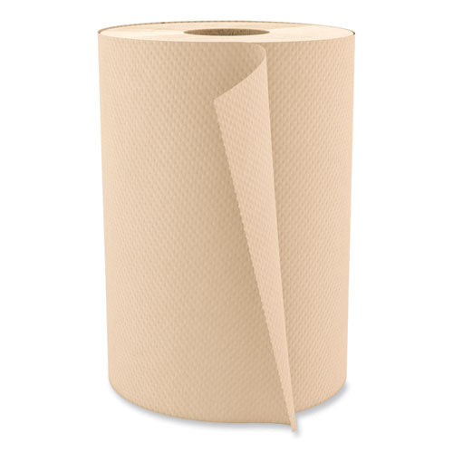 Select Hardwound Roll Towels, 1-ply, 7.88" X 350 Ft, Natural, 12 Rolls/carton