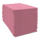 Tuff-job Foodservice Towels, 12 X 24, Pink/white, 200/carton