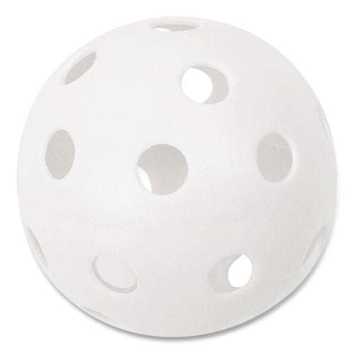 Plastic Baseballs, 9" Diameter, White, 12/set