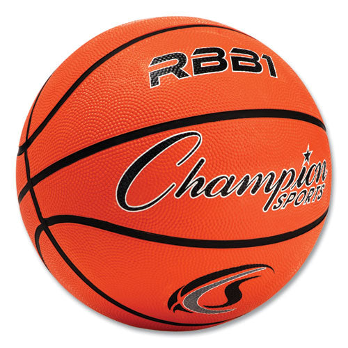 Rubber Sports Ball, For Basketball, No. 7 Size, Official Size, Orange