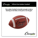 Rubber Sports Ball, Football, Official Nfl, No. 9 Size, Brown