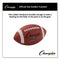 Rubber Sports Ball, Football, Official Nfl, No. 9 Size, Brown